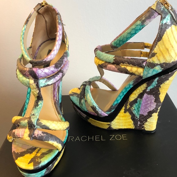 Rachel Zoe Katia- Painted Real Snake - Picture 1 of 5